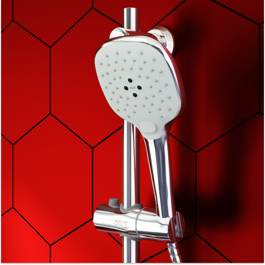Душевой комплект Prime D0140000, Хром; белый