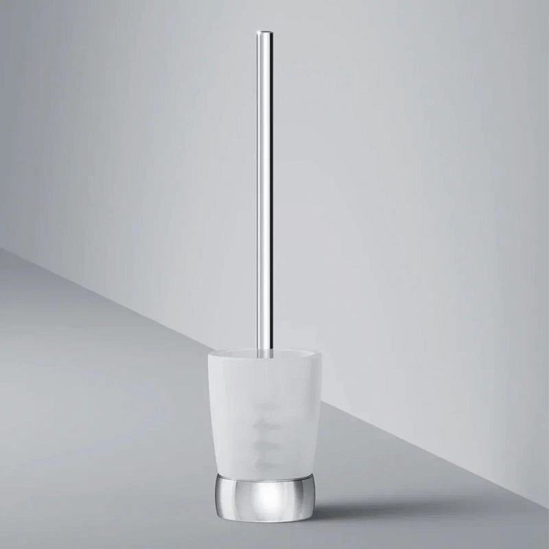 Ершик для унитаза AM.PM Sensation A3033200 со стеклянной напольной подставкой, хром