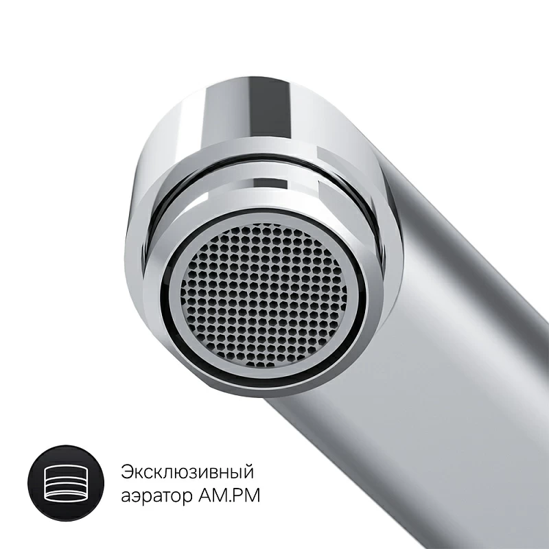 Смеситель для ванны и душа AM.PM Like F8090016 длинный излив, хром