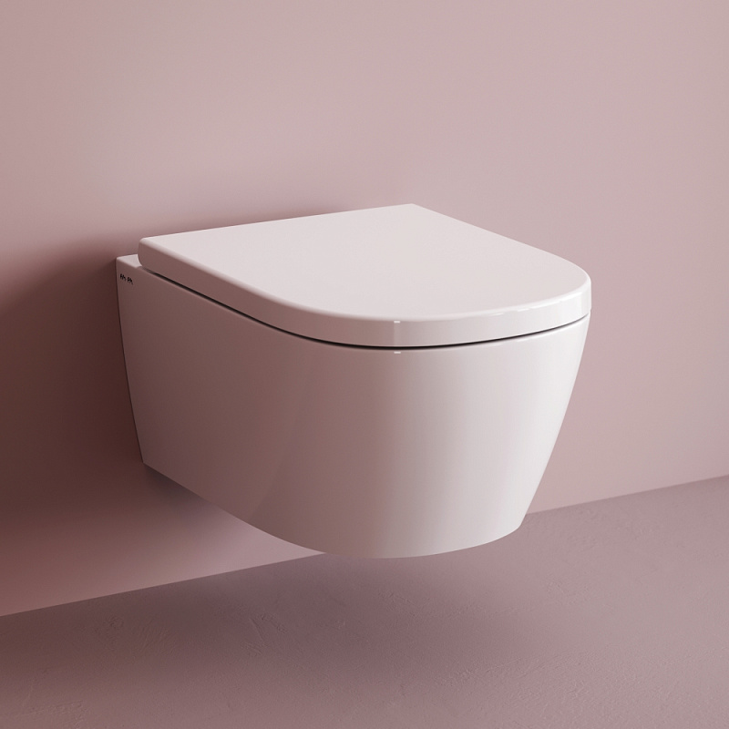 Унитаз подвесной AM.PM Libre C601901SC торнадо безободковый с сиденьем микролифт, белый