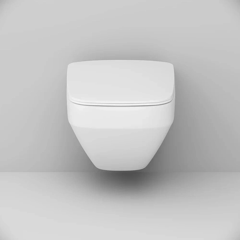 Унитаз подвесной  с инсталляцией AM.PM Inspire 2.0 IS450A38.50A1700 сиденьем микролифт, черной сенс. клавишей