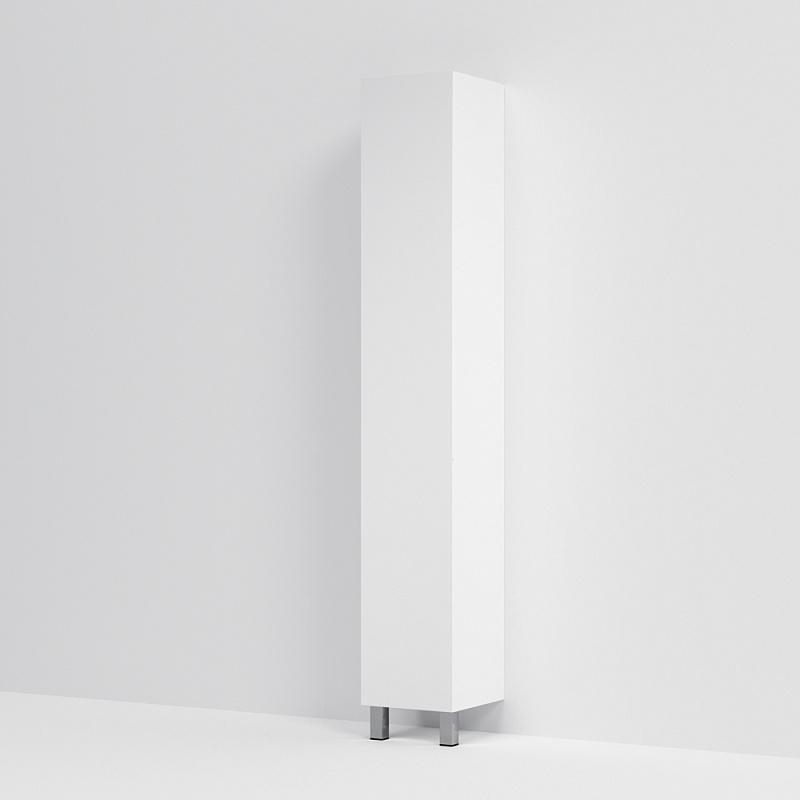 Шкаф-пенал для ванной 30 AM.PM Gem M90CSR0306WG напольный правый белый глянец