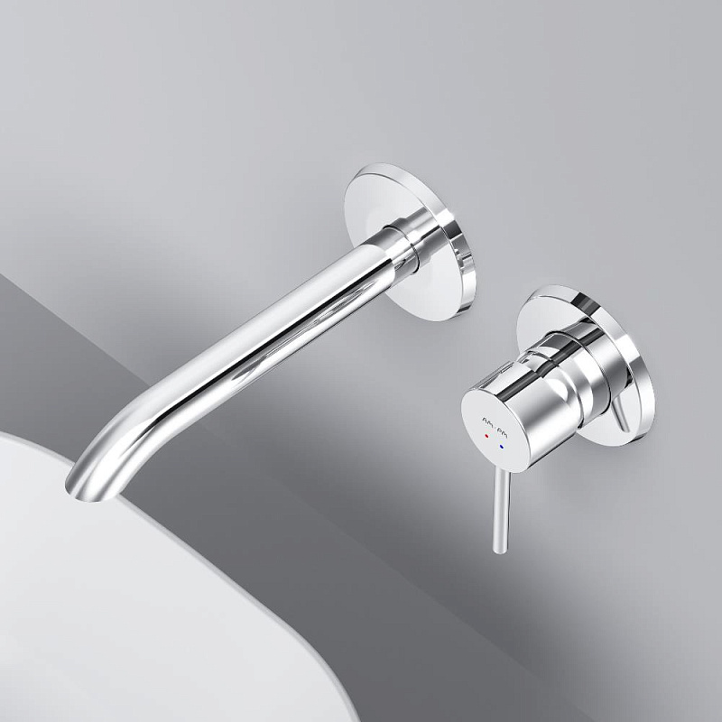 Смеситель для раковины (умывальника) AM.PM Libre F6072600 хром встраиваемый