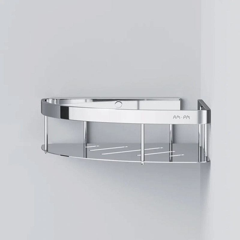 Полка в ванную угловая AM.PM Sense L A7454100 хром