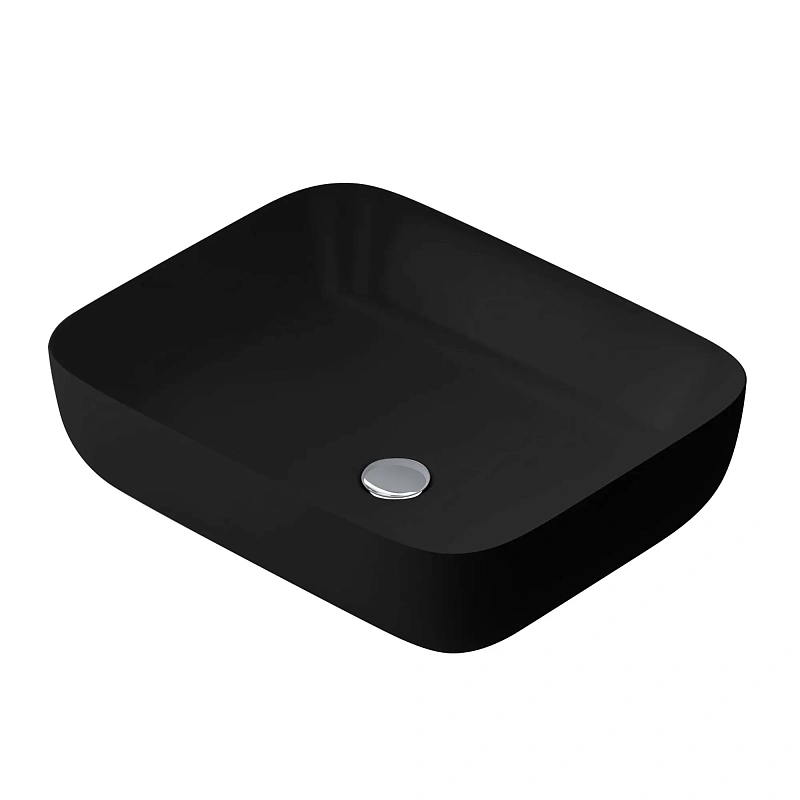 Раковина накладная 51 AM.PM Struktura M9SWCC10510BM черная матовая