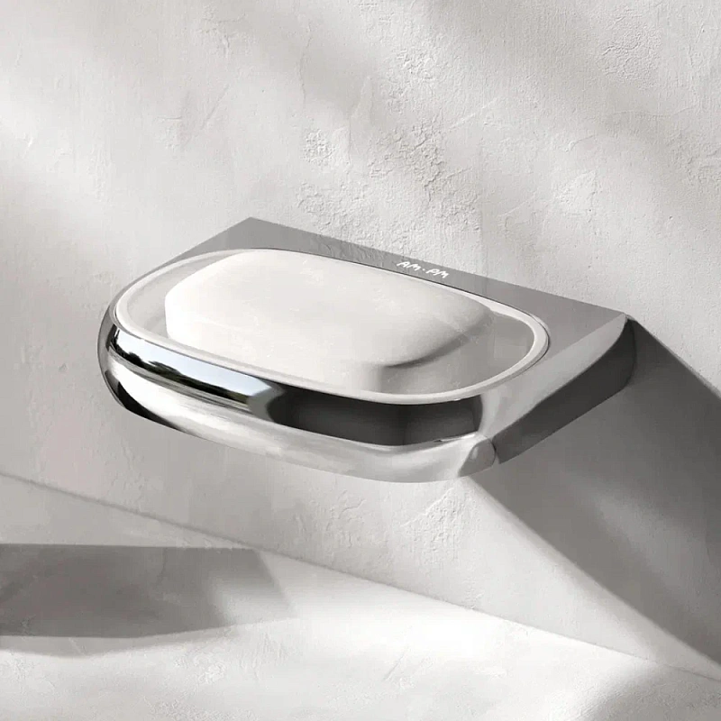 Мыльница стеклянная настенная AM.PM Sensation A3034200 хром