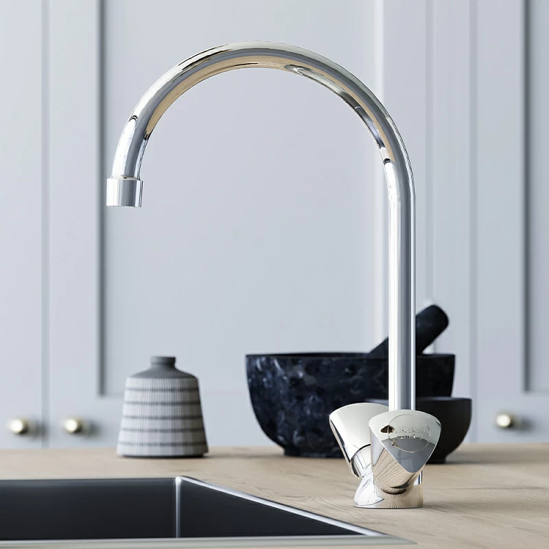 Смеситель для кухни Damixa Object HFON00000 высокий, хром