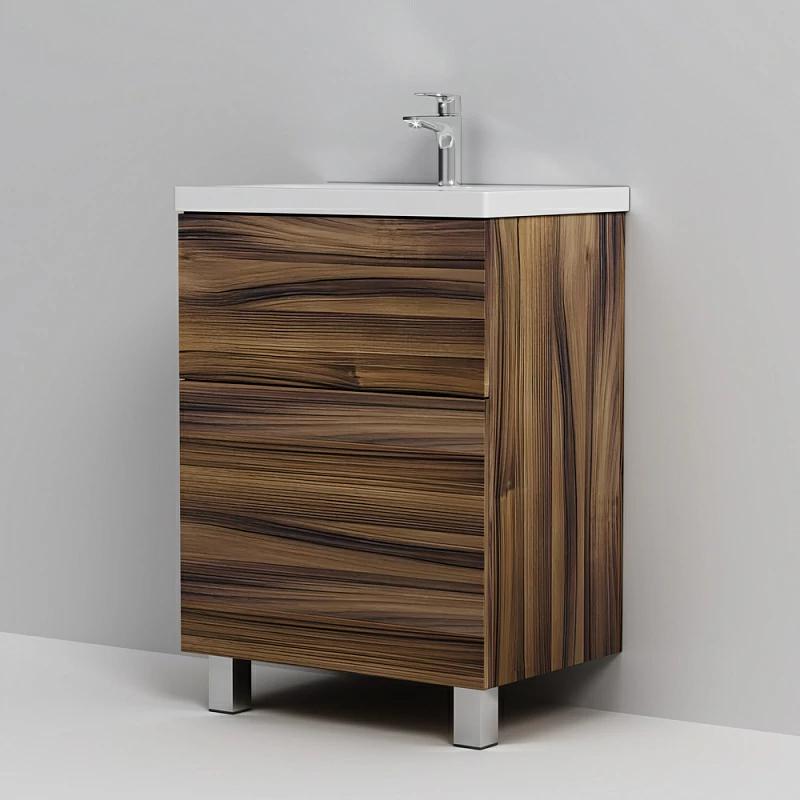 Тумба под раковину 60 AM,PM Gem M90FSX0602HF напольная под дерево орех