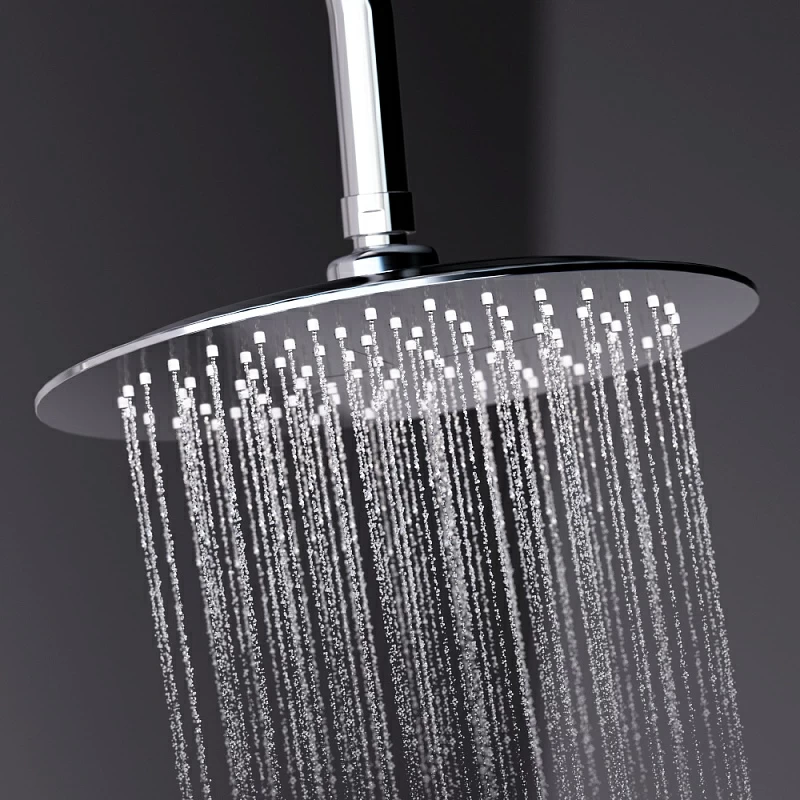 Душевая система Damixa Scandinavian Pure 936780000 стойка с тропическим душем, смесителем, хром