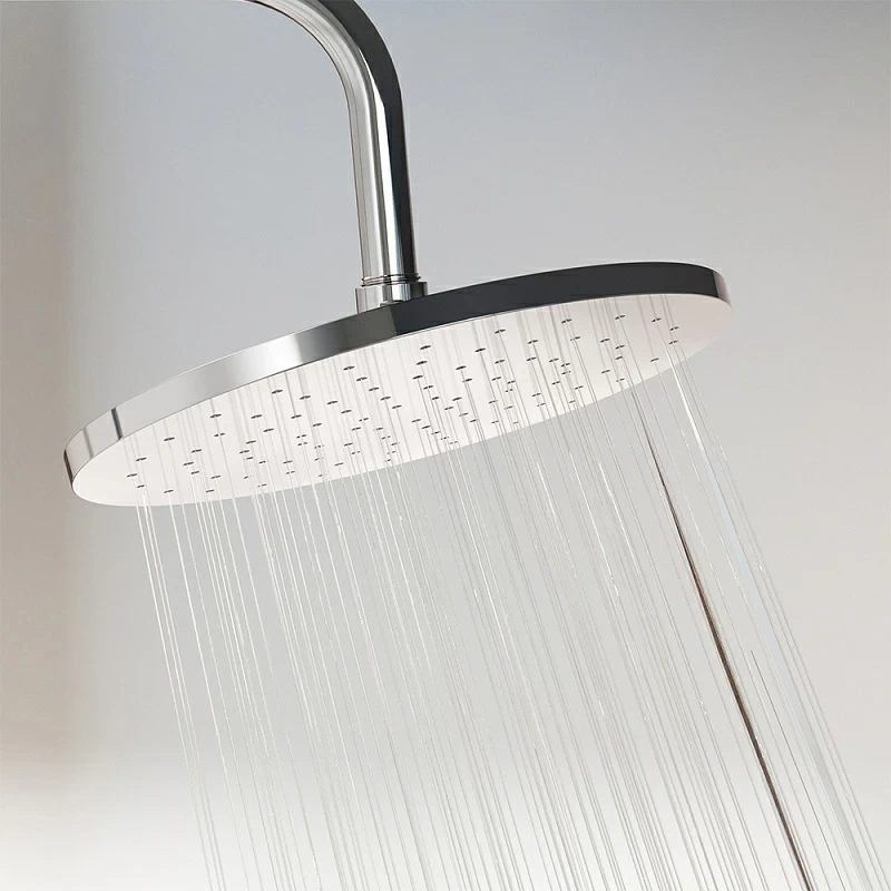 Душевая система Damixa Jupiter 977750000 стойка с тропическим душем, термостатом, смесителем, хром