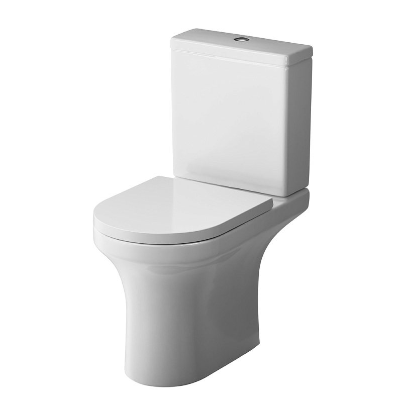 Унитаз-компакт напольный AM.PM X-Joy C85A8601SC безободковый с сиденьем микролифт, белый