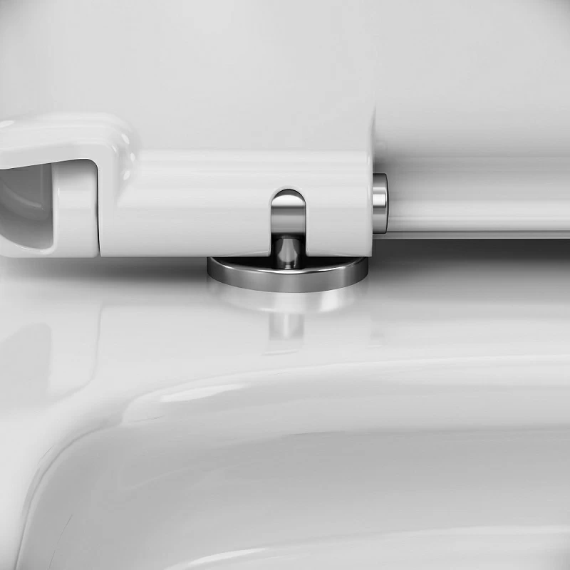 Унитаз напольный AM.PM Sunny 2.0 C85C8601SC безободковый с сиденьем микролифт, белый