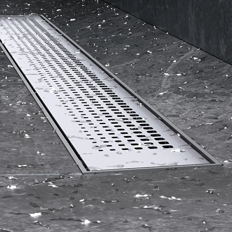 Душевой трап (лоток) 70 AM.PM PrimeFlow W02SC-P11-070-01SB комбинированный затвор со стальной матовой решеткой