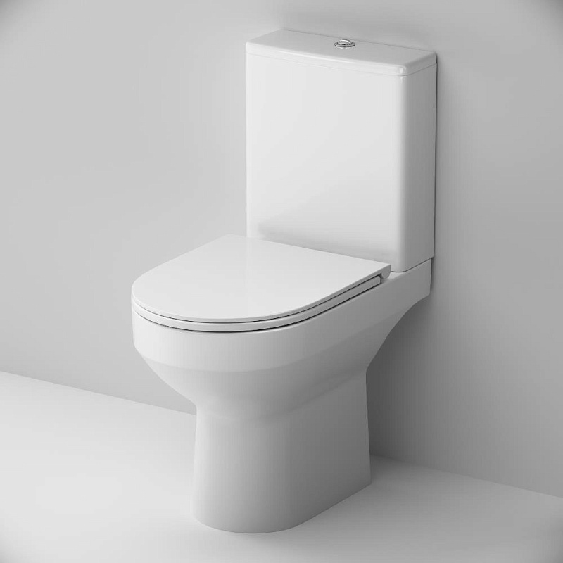 Унитаз напольный AM.PM Spirit 2.0 C708600WH безободковый без сиденья