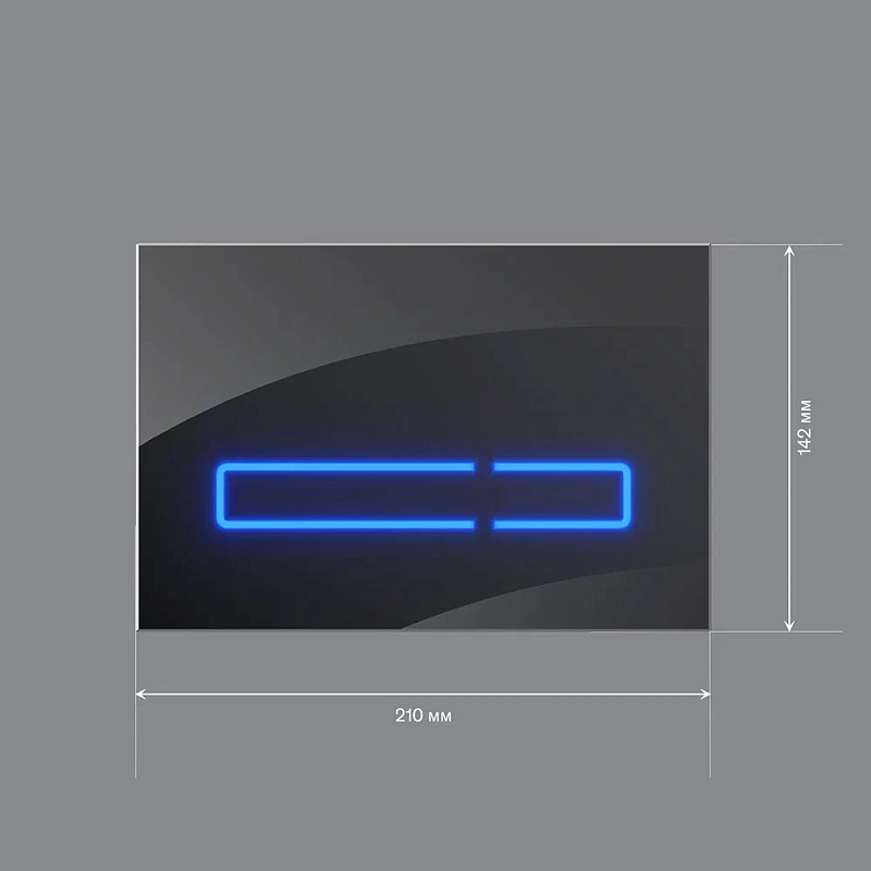 Клавиша смыва для инсталляции AM.PM Touch Pro I0450A38 сенсорная черный глянец