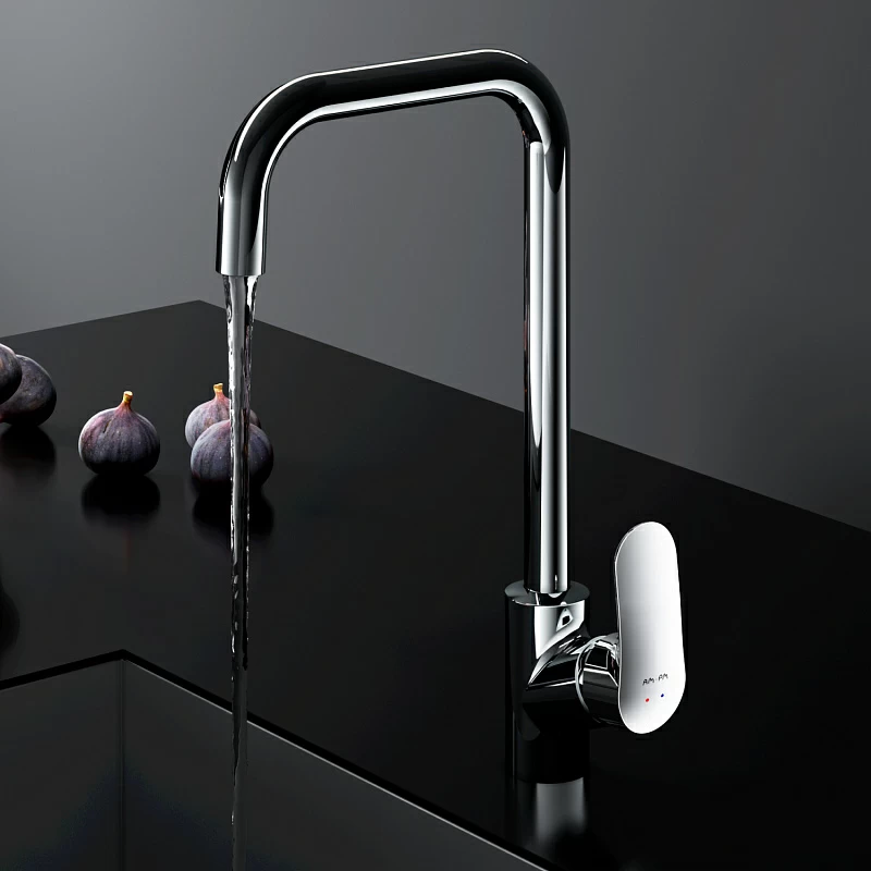 Смеситель для кухни AM.PM Like F8006000 высокий, хром