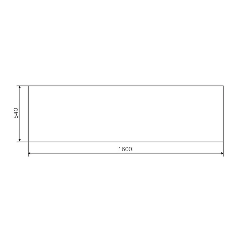 Панель фронтальная 160x70 AM.PM Gem W93A-160-070W-P