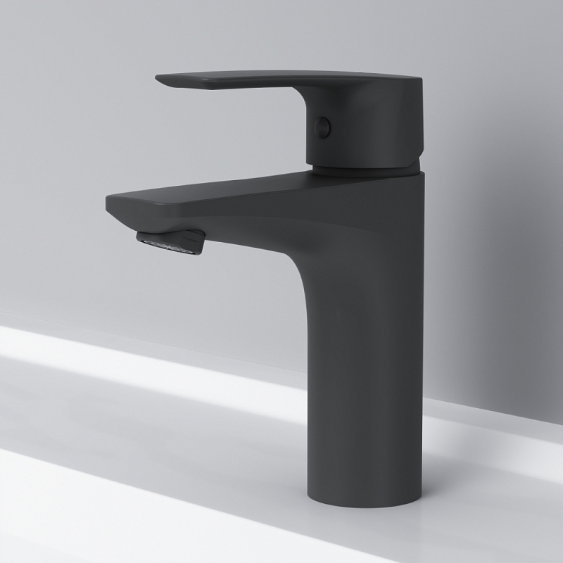 Смеситель для раковины (умывальника) AM.PM Gem F90A02122 черный