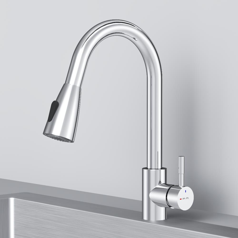 Смеситель для кухни с вытягивающимся изливом, хром X-Joy S F85B07500, Хром