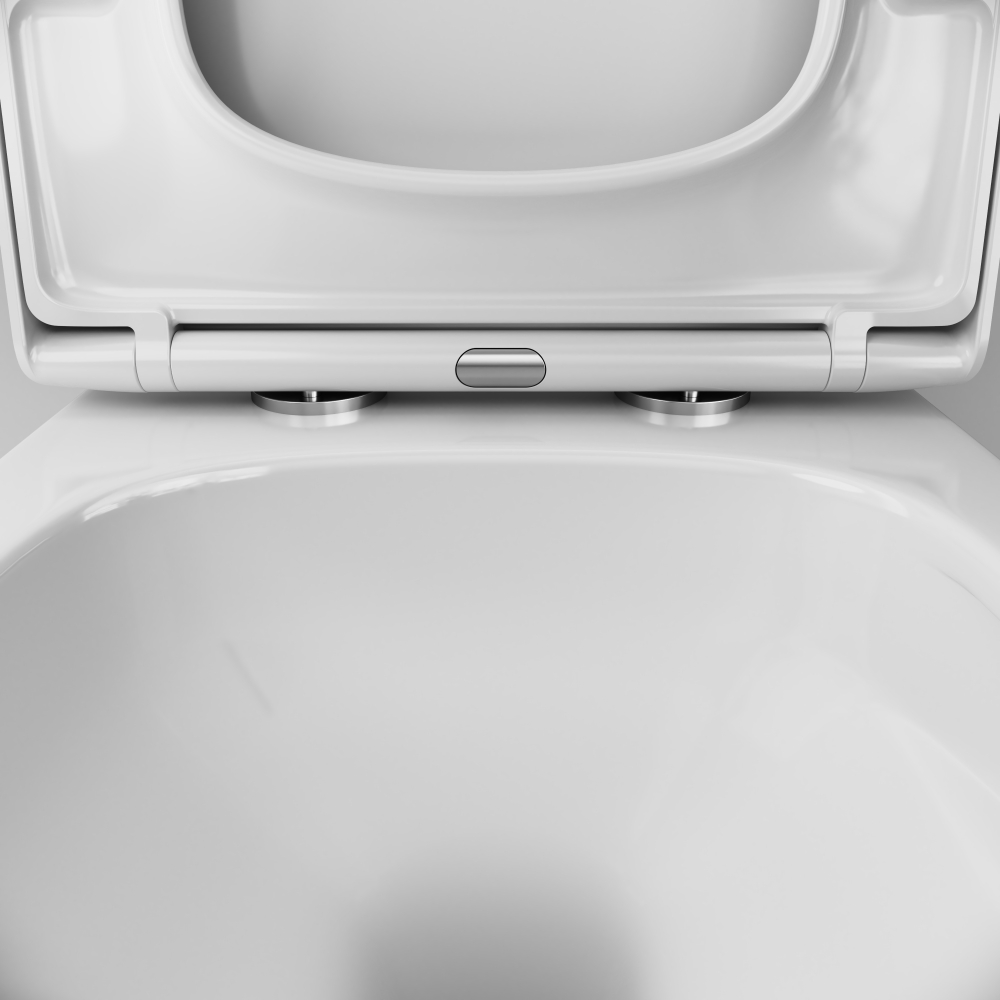 Унитаз подвесной Aquaspin с сиденьем микролифт Gem C901901SC, Белый
