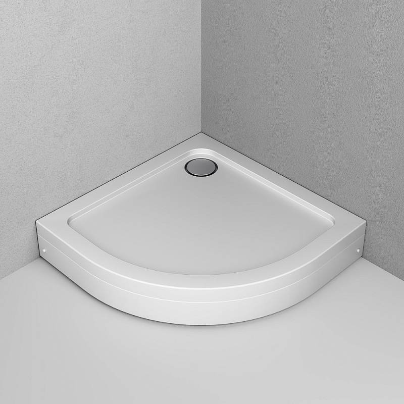 Поддон душевой 80x80 AM.PM Gem W90T-401-080W белый + сифон