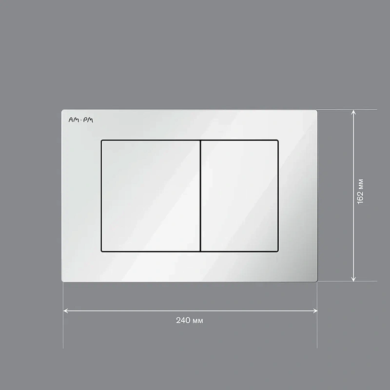 Клавиша смыва для инсталляции AM.PM PrimeFit I090201 механическая белая глянцевая