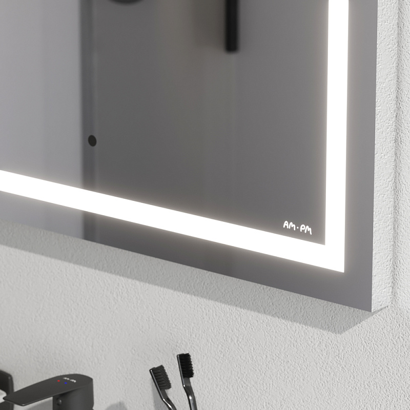 Зеркало с подсветкой в ванную прямоугольное 65 AM.PM Gem M91AMOX0651WG сенсорное