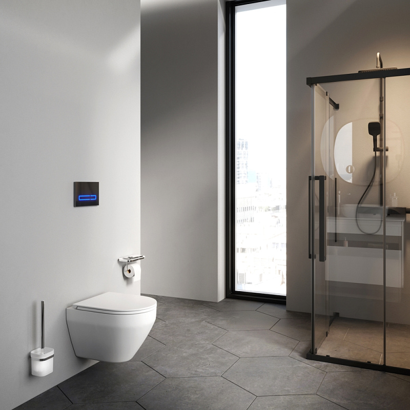 Унитаз подвесной AM.PM Spirit V2.0 C701700SC безободковый с сиденьем микролифт, белый