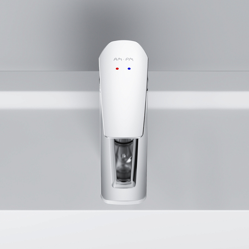 Смеситель для раковины (умывальника) AM.PM Gem F90A82100 с донным клапаном, хром