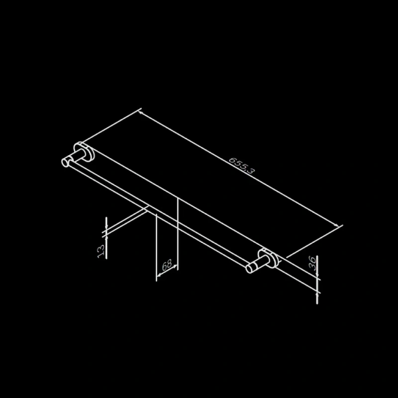 Вешалка для полотенец AM.PM Sense L A74346400 хром