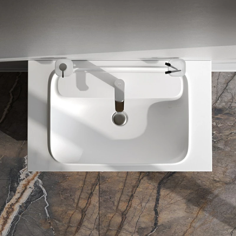 Тумба под раковину 80 AM.PM Func M8FFUX0801WG белый глянец