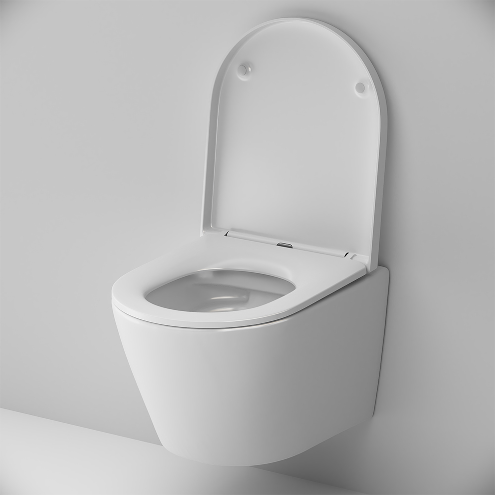Унитаз подвесной FlashClean с сиденьем микролифт Sense C741701SC, Белый
