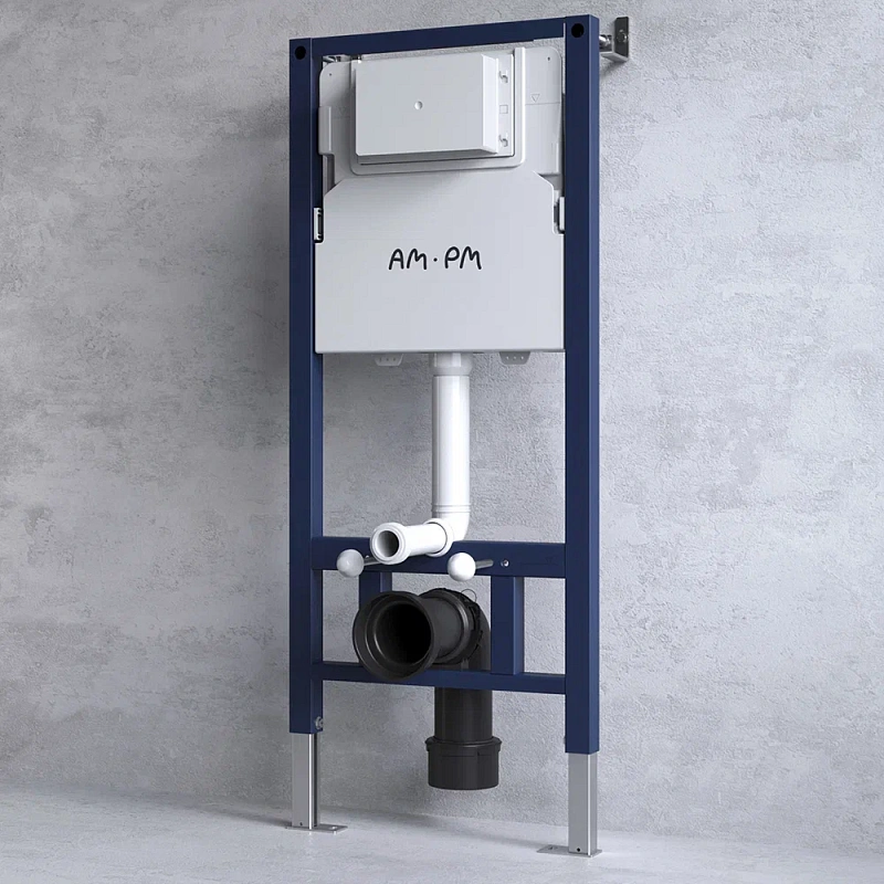 Инсталляция для подвесного унитаза AM.PM PrimeFit I012709.0251 с механ. клавишей S хром