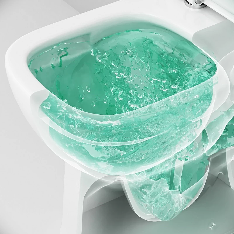 Унитаз напольный AM.PM Sunny 2.0 C85C8601SC безободковый с сиденьем микролифт, белый