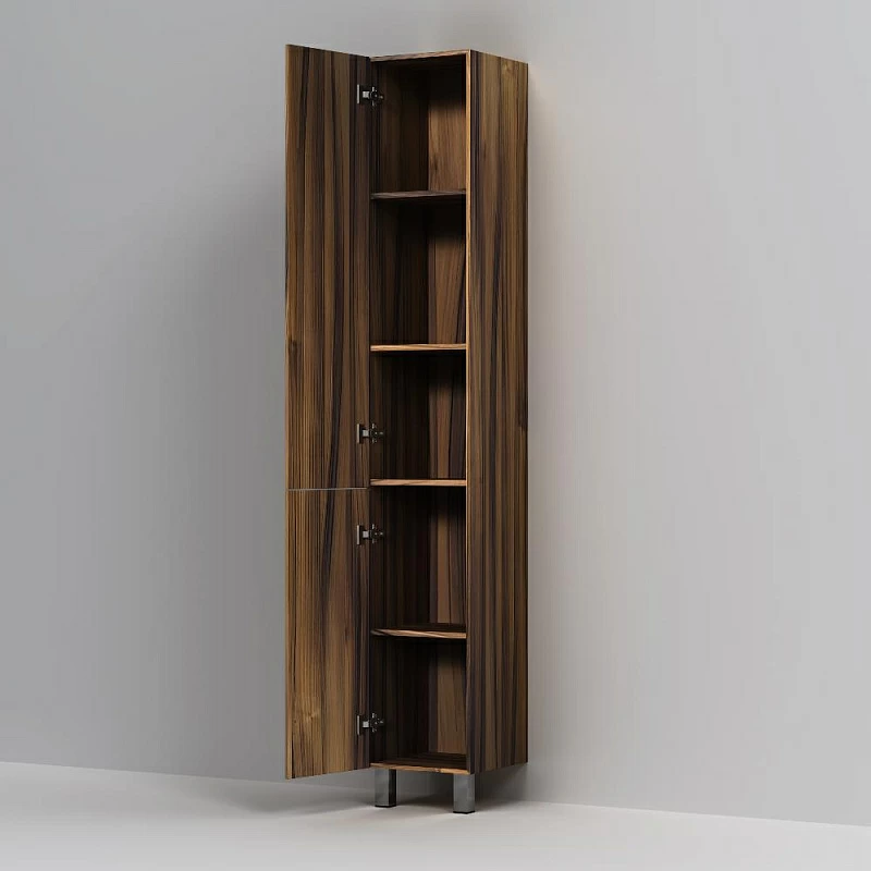 Шкаф-пенал для ванной 30 AM.PM Gem M90CSL0306HF напольный левый орех