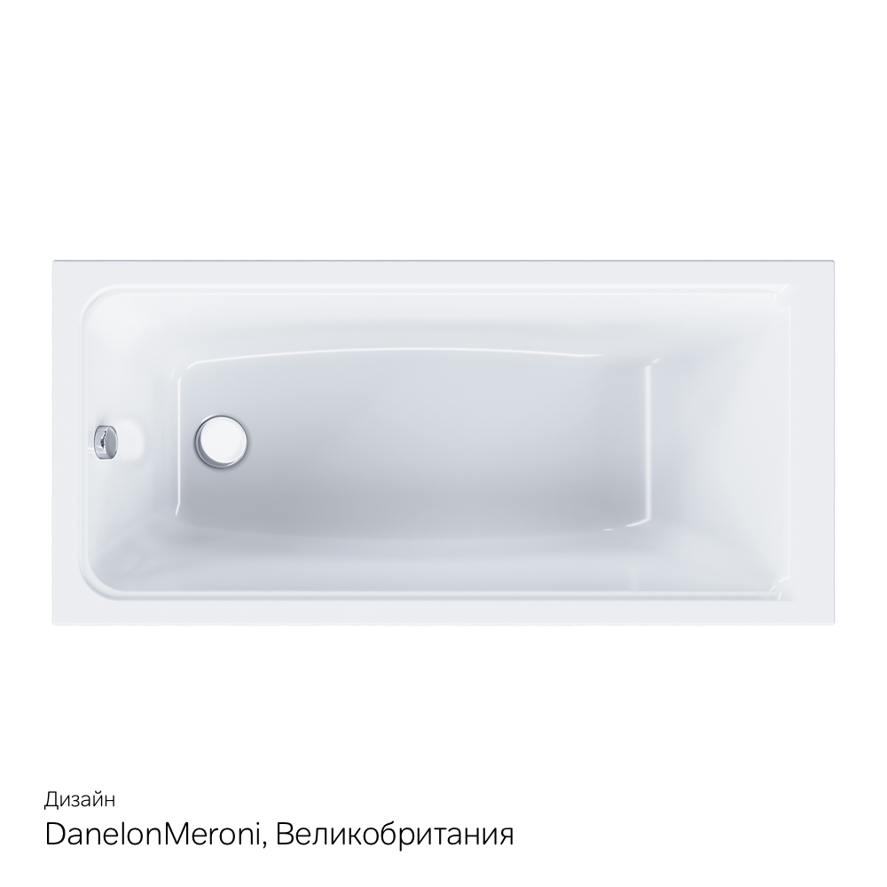Ванна акриловая 150х70 см Gem W90A-150-070W-A1, Белый
