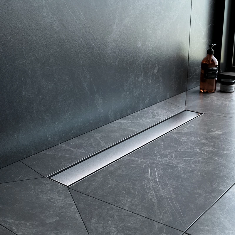 Душевой трап (лоток) 60 AM.PM MasterFlow W01SC-U11-060-04SB комбинированный затвор со стальной матовой решеткой под плитку