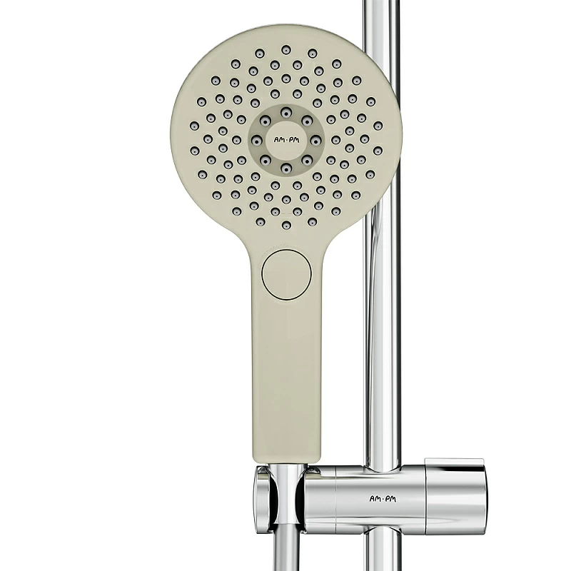 Душевой гарнитур AM.PM Inspire 2.0 F0150A000 штанга, шланг, лейка 3 режима, хром