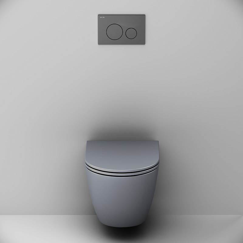 Унитаз подвесной с инсталляцией AM.PM Struktura IS70134.9S1700GR сиденьем микролифт