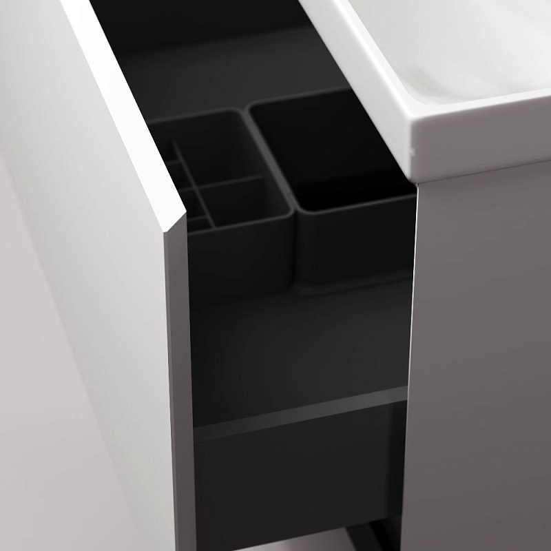 Тумба с раковиной 60 AM.PM Above M9X-FSX0602WG-WCC0600WG напольная, белая глянцевая