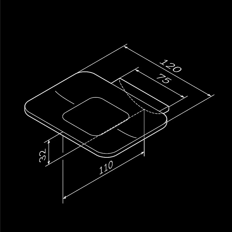 Мыльница стеклянная настенная AM.PM Inspire 2.0 A50A34200 хром