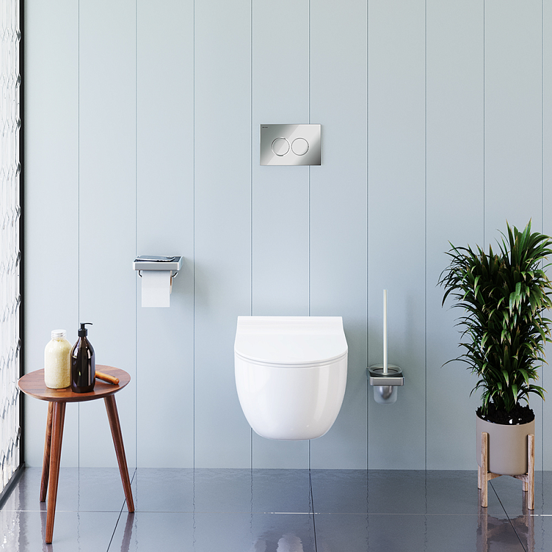 Унитаз подвесной Damixa Scandinavian Pure DX36C1701SC безободковый с сиденьем микролифт, белый