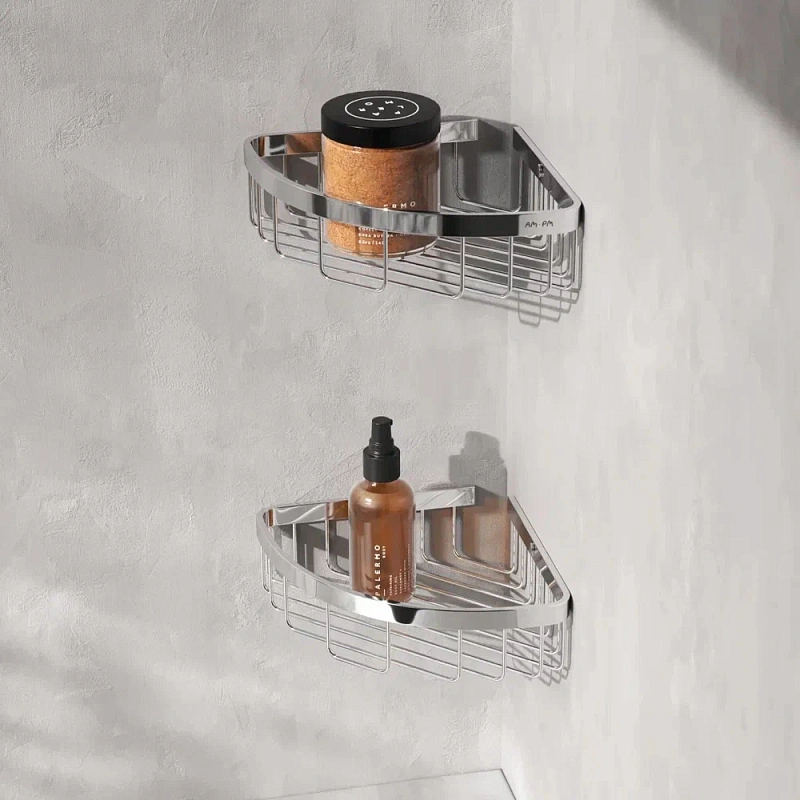 Полка в ванную угловая AM.PM Sense L A7452200 хром