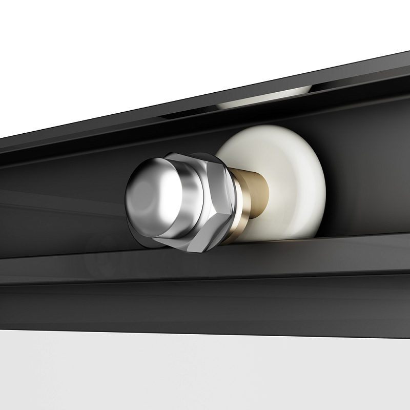 Душевое ограждение без поддона 90x120 AM.PM X-Joy W94G-403-120290-BT1K профиль черный матовый