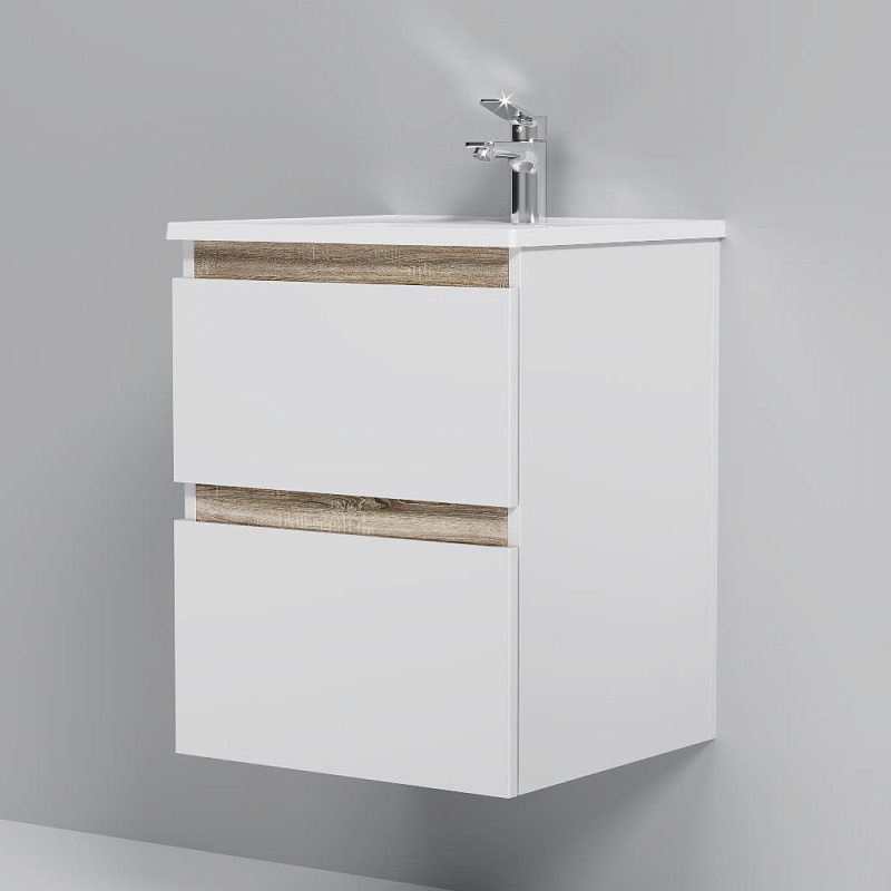 Тумба под раковину 50 AM.PM X-Joy M85AFHX0502WG подвесная белый глянец