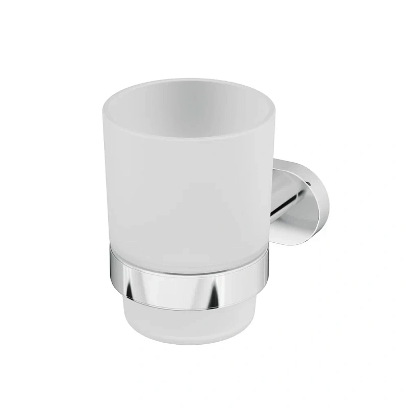 Стакан для зубных щеток настенный AM.PM Sense L A7434300 стеклянный, хром