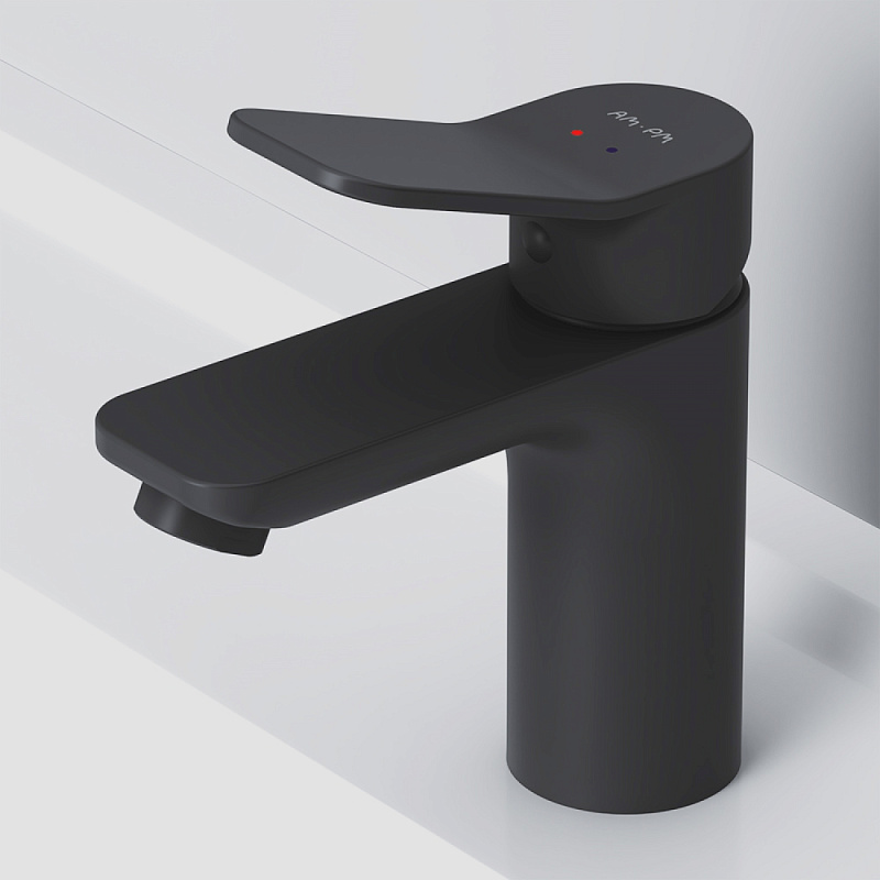 Смеситель для раковины (умывальника) AM.PM X-Joy F85A02122 черный