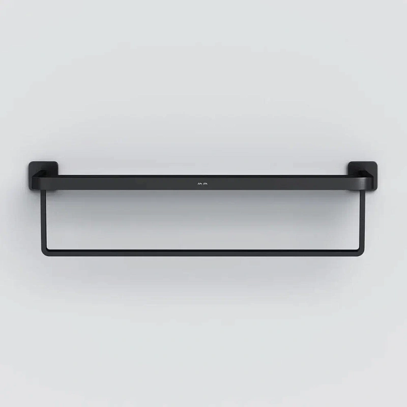 Полка для полотенец AM.PM Func A8F37722 с вешалкой, черная