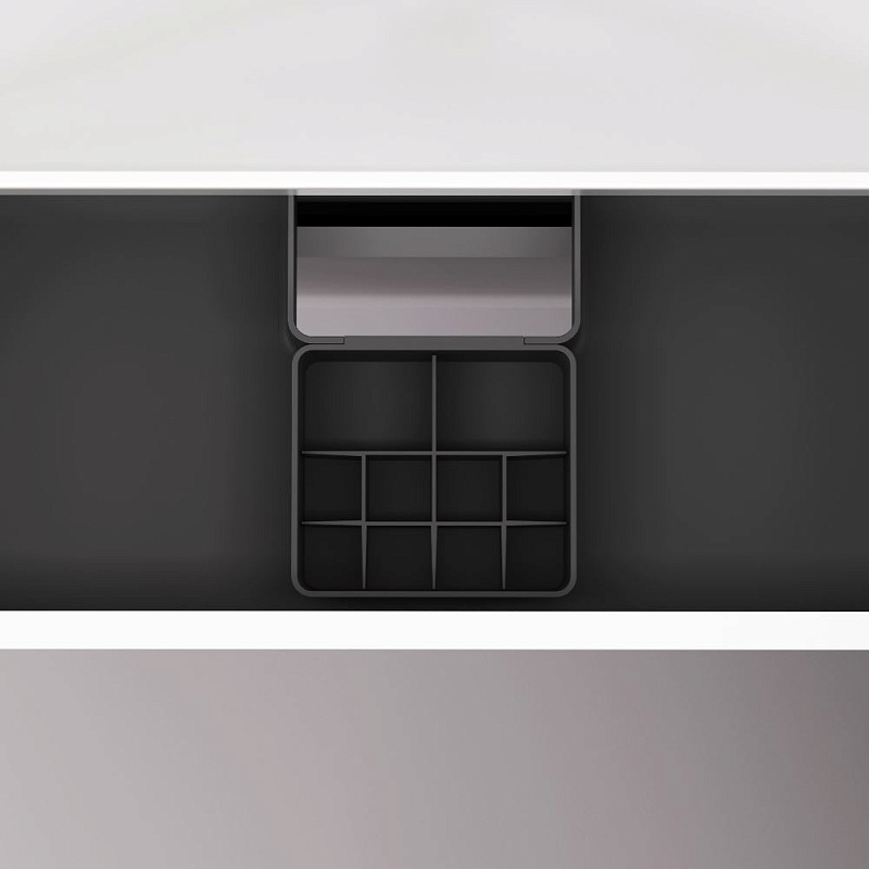 Тумба с раковиной 60 AM.PM Above M9X-FSX0602WG-WCC0600WG напольная, белая глянцевая