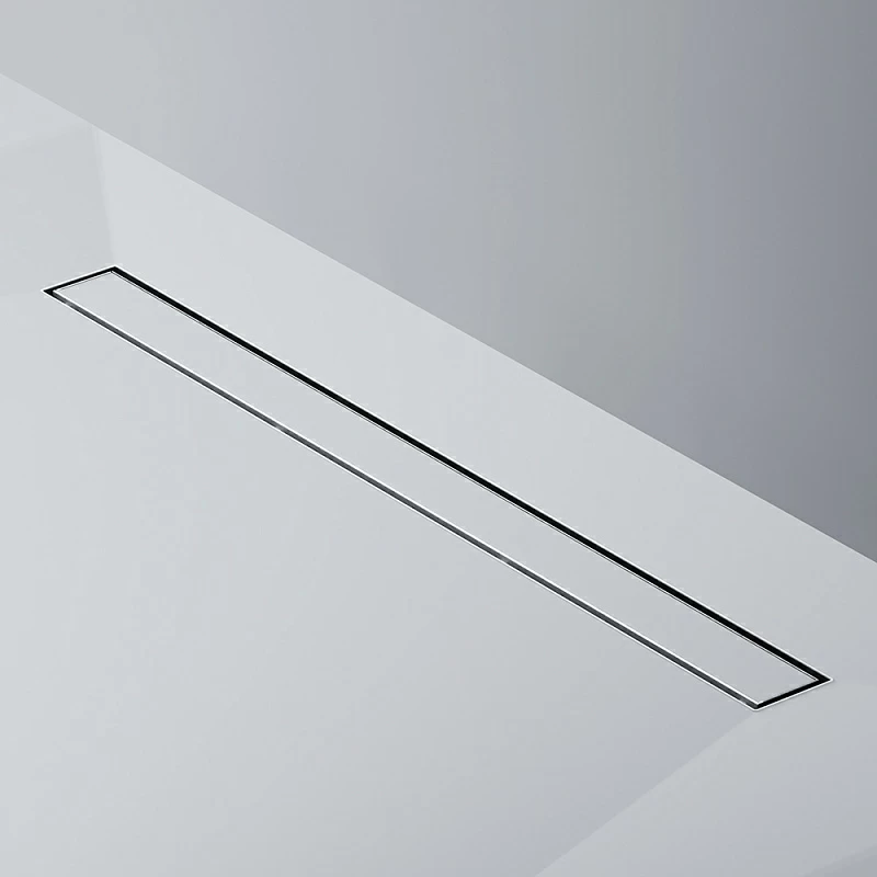 Душевой трап (лоток) 80 AM.PM MasterFlow W01SC-U11-080-04SB комбинированный затвор со стальной матовой решеткой под плитку